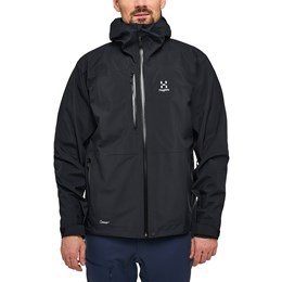 Haglöfs Front Proof Jacket Herre M Sort Skaljakker