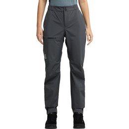Haglöfs Front Proof Pant Dame XS Grå/Sort Skalbukser