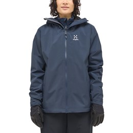 Haglöfs Korp Proof Jacket Dame XS Blå Skaljakker