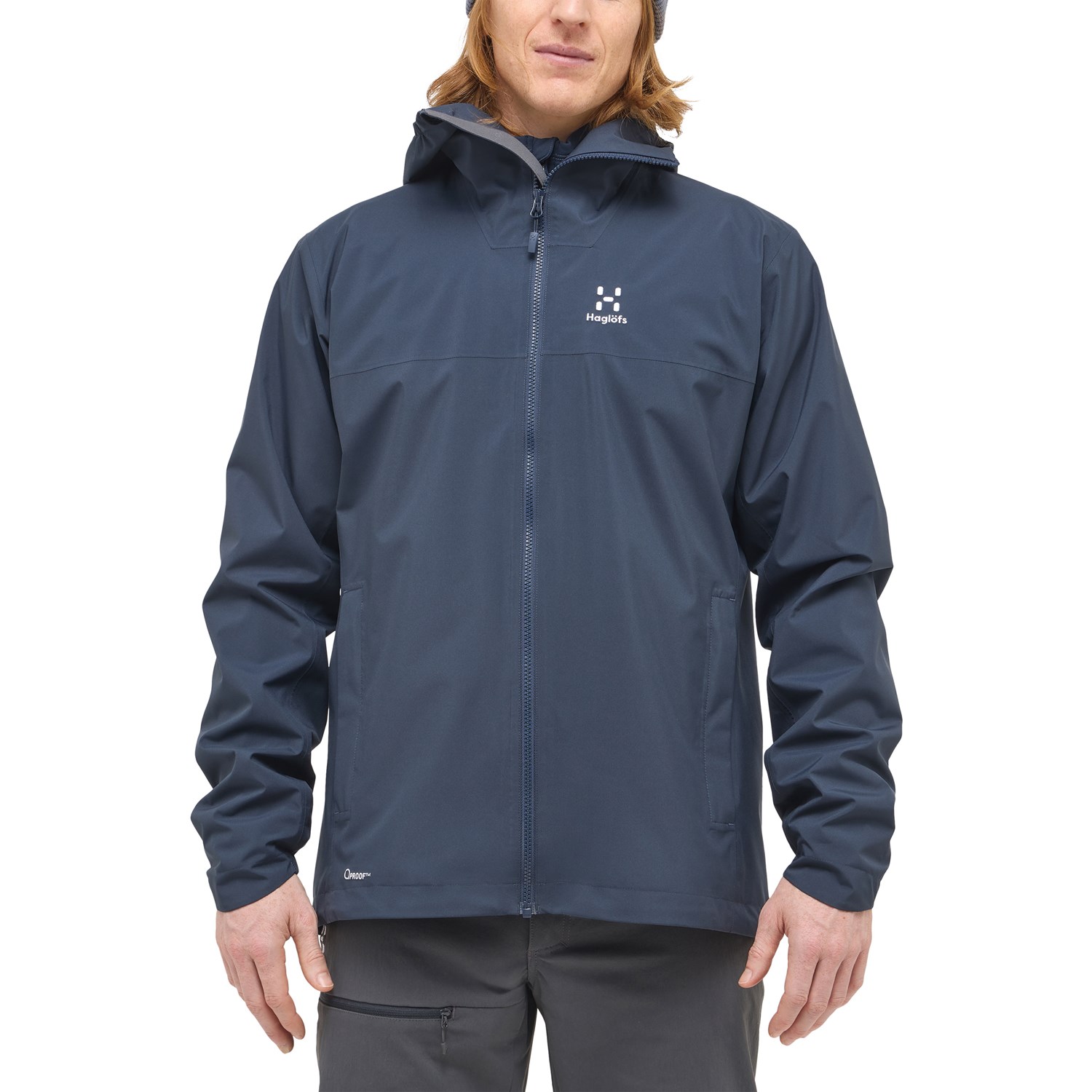 Haglöfs Korp Proof Jacket Herre L Blå Skaljakker