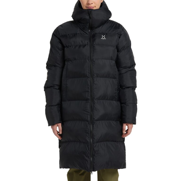 Haglöfs Long Mimic Parka Dame S Sort Fiberjakker