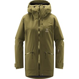 Haglöfs Lumi Insulated Parka Dame L Grøn Fiberjakker