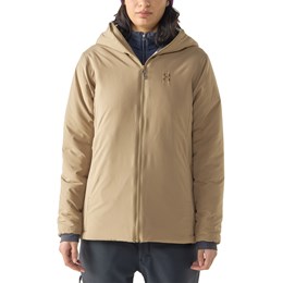 Haglöfs Mimic Alert Hood Dame S Brun Fiberjakker