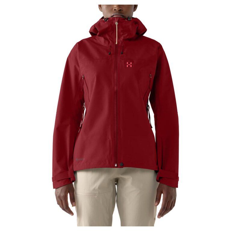 Haglöfs ROC Sight GTX Jacket Dame S Rød Skaljakker