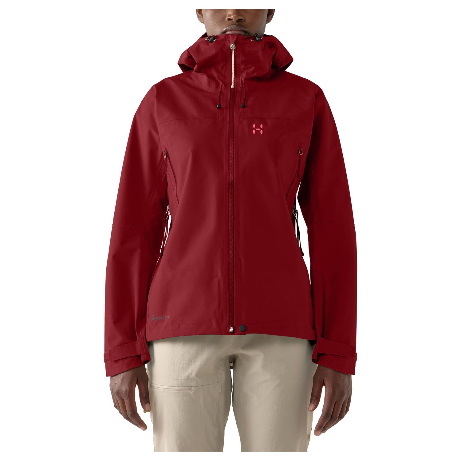 Haglöfs ROC Sight GTX Jacket Dame S Rød Skaljakker