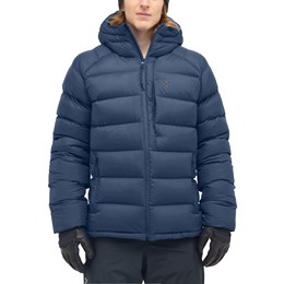 Haglöfs Rosson Down Hood Herre XL Blå Dunjakker