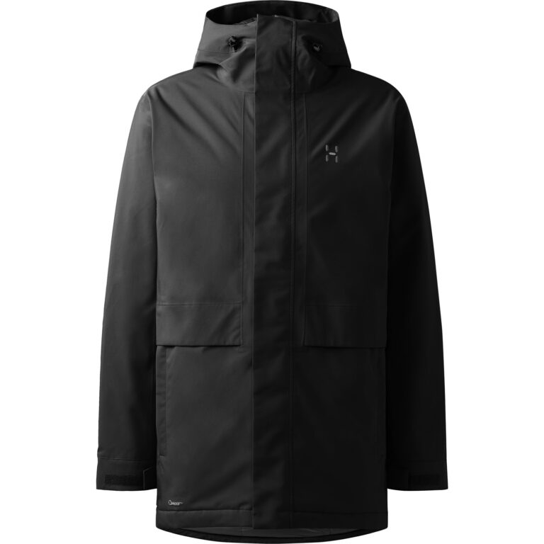 Haglöfs Salix Proof Mimic II Parka Herre S Sort Fiberjakker