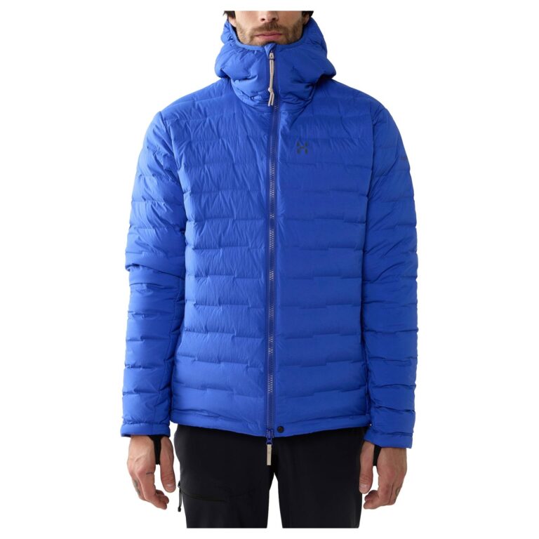 Haglöfs Spitz Down Hood Herre M Northern Blue Dunjakker