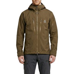 Haglöfs Spitz OE Jacket Herre M Brun Skaljakker