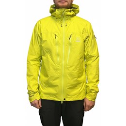 Haglöfs Spitz OE Jacket Herre XL Grøn/Gul Skaljakker