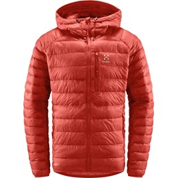 Haglöfs V-Series Mimic Hood Herre S Rød Fiberjakker