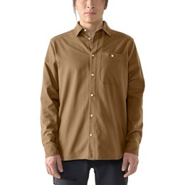 Haglöfs Virke Flannel Shirt Herre S Brun Skjorter