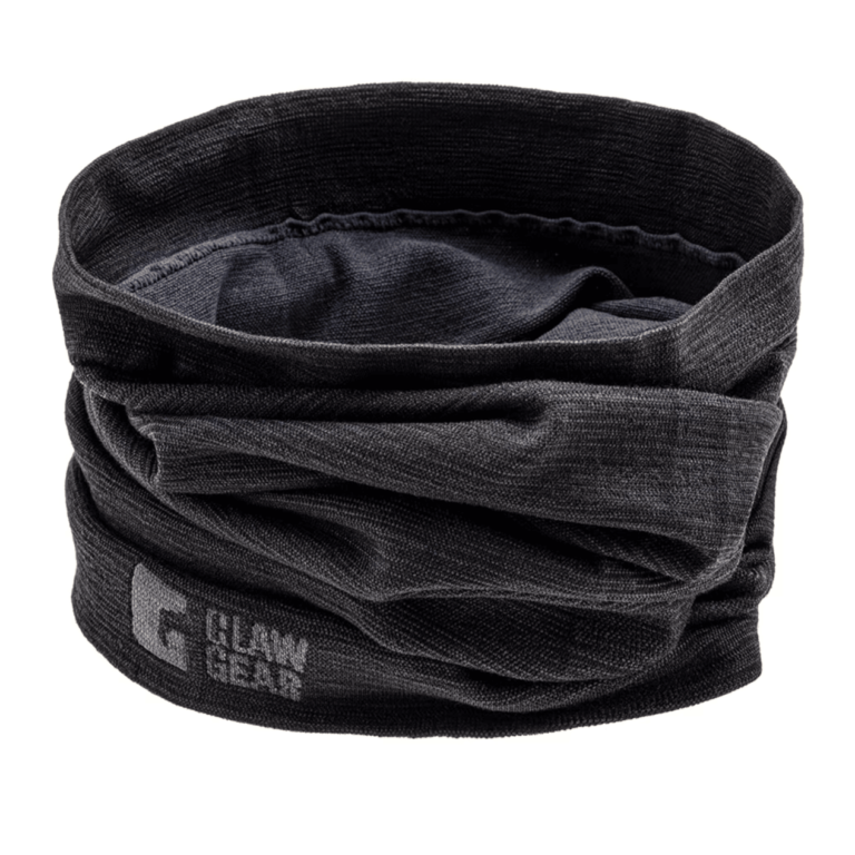 Halsedisse Merino uld - Lang - Clawgear - Sort