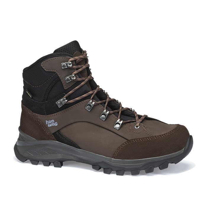 Hanwag Alta Bunion II GTX, mocca/black-43 / UK 9 - Vandrestøvler