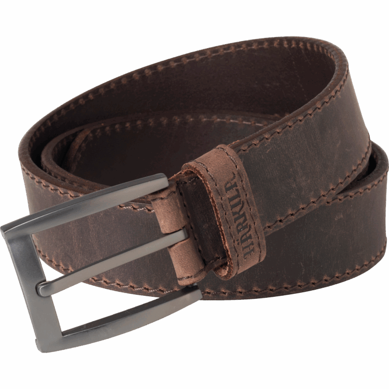 Härkila Arvak læder livrem Deep brown 90
