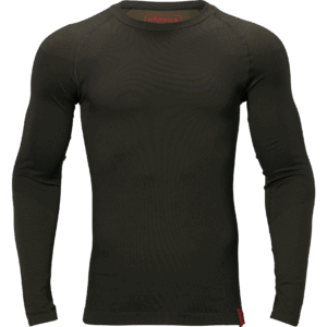 Härkila Base active L/S rund hals Dark willow green XS/S