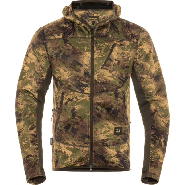 Härkila Deer Stalker camo fleece hoodie AXIS MSP®Forest green S