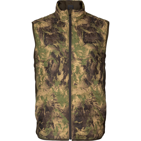 Härkila Deer Stalker camo reversible packable waistcoat Willow green/AXIS MSP®Forest S