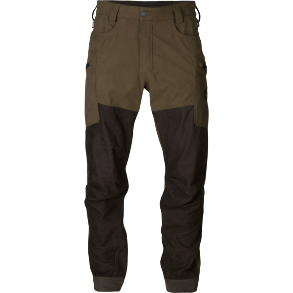 Härkila Driven Hunt HWS leather trousers Willow green/Shadow brown 52