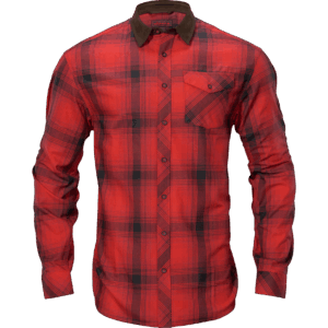 Härkila Driven Hunt flannel skjorte Red/Black check L