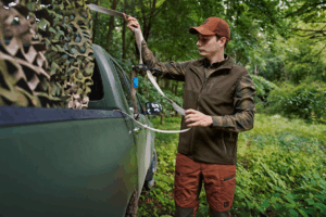 Härkila Fjell Fleece veste Hunting Green/Willow-L