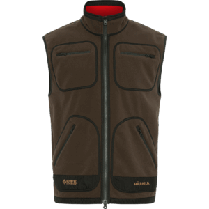 Härkila Kamko fleece vest Brown/Red XS