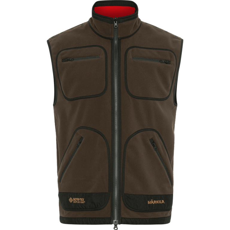 Härkila Kamko fleece vest Brown/Red XS