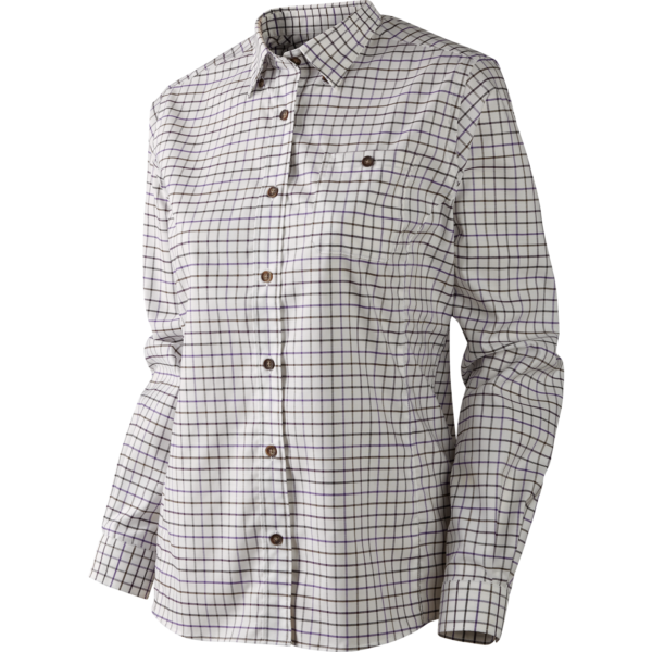 Härkila Lancaster Lady L/S skjorte Blackberry check XL