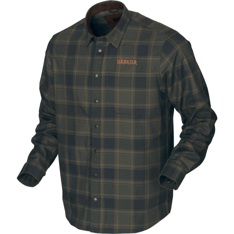Härkila Metso Active skjorte Willow green check 5XL