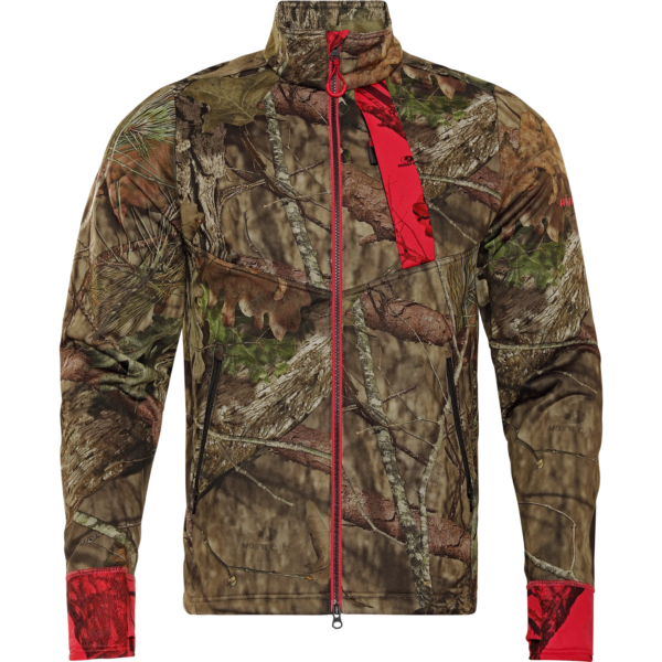 Härkila Moose Hunter 2.0 fleece jakke MossyOak®Break-Up Country®/MossyOak®Red S