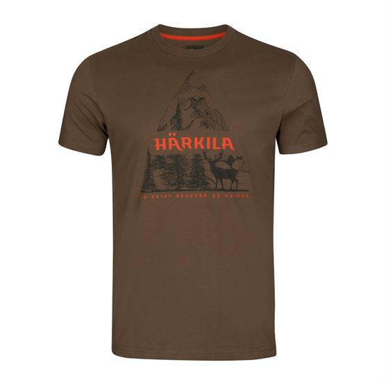 Härkila Nature S/S T-Shirt Mens, Slate Black