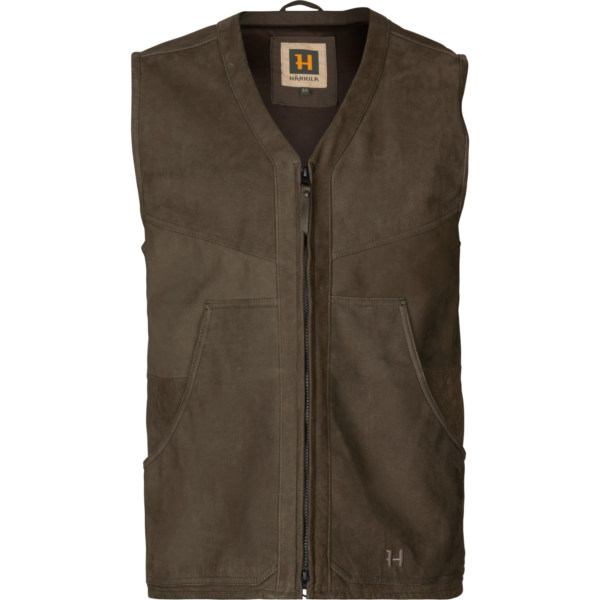 Härkila Pro Hunter leather waistcoat Willow green 46