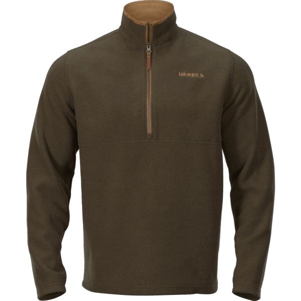 Härkila Sandhem fleece pullover Willow green melange 3XL