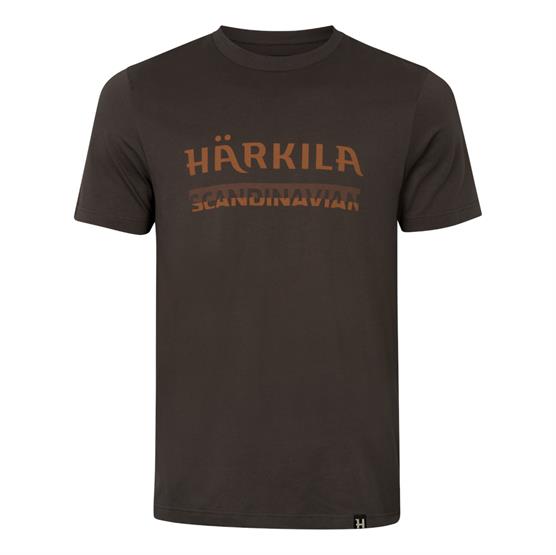 Härkila Scandinavian S/S T-Shirt Mens, Shadow Brown