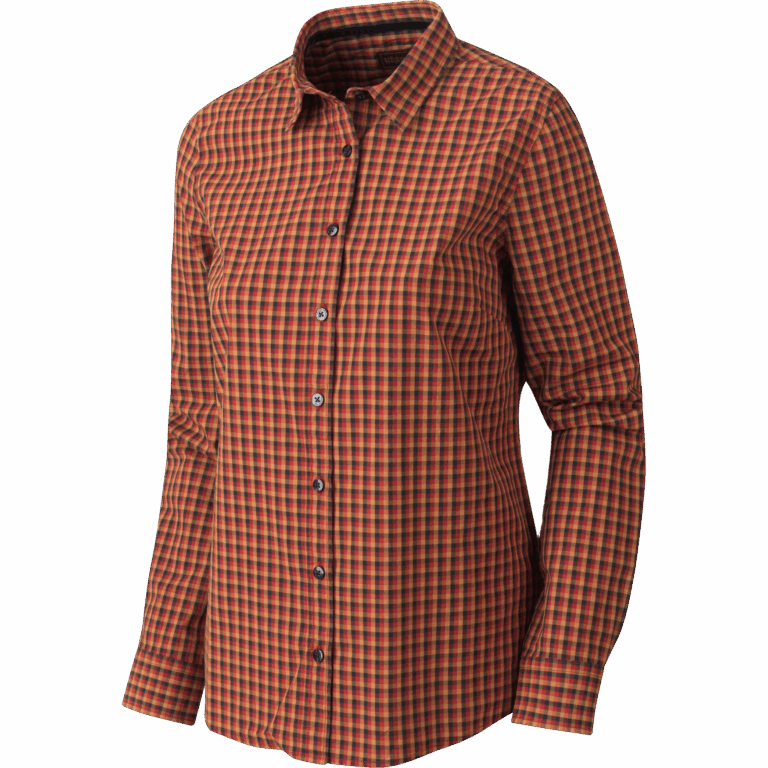 Härkila Selja Lady L/S Check skjorte Red/Black check XL
