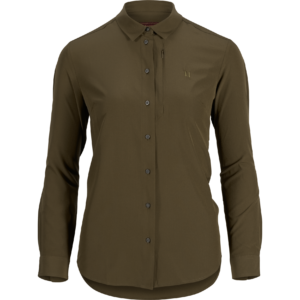 Härkila Trail L/S skjorte Women Willow green XXL