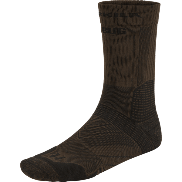 Härkila Trail socks Dark olive/Willow green L
