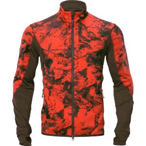 Härkila Wildboar Pro camo fleece jakke AXIS MSP®Wildboar orange/Shadow brown XXL