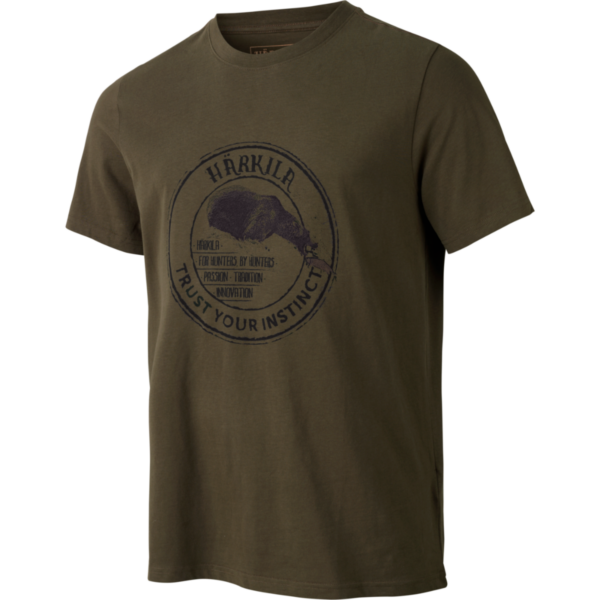 Härkila Wildlife Bear T-Shirt Willow Green-L