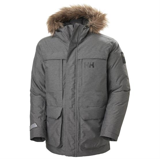 Helly Hansen Mens Nordsjo Parka, Grey Melange