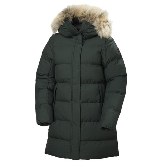 Helly Hansen Womens Blossom Puffy Parka, Dark Jungle
