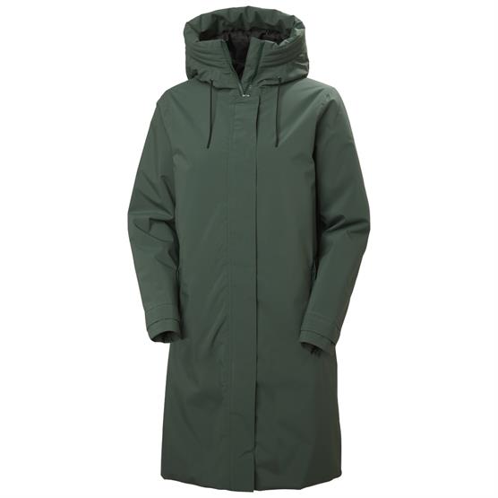 Helly Hansen Womens Victoria Insulated Rain Coat, Jungle