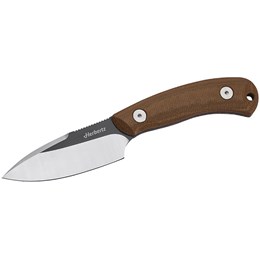 Herbertz Outdoor Knife D2, 8 cm Micarta Brun Dolke