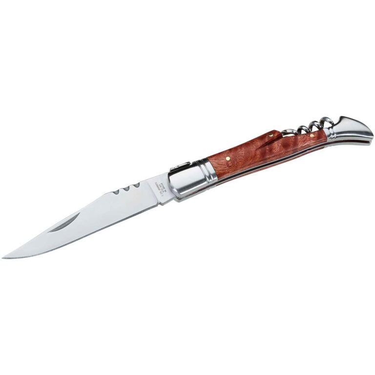 Herbertz Quince Wood Pocket Knife & Corkscrewer AISI 420 Foldeknive
