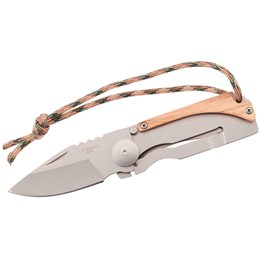 Herbertz Zebra Wood Compact Pocket Knife AISI 420 Foldeknive
