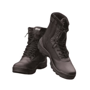 Herre vandrestøvler med lynlås | Black Tactical Boots with YKK Zipper - 14