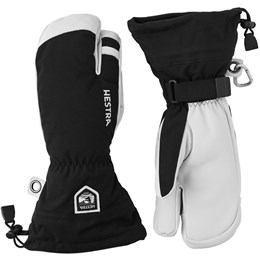 Hestra Army Leather Heli Ski 3-Finger Skihandsker Unisex 10 Sort Handsker & luffer