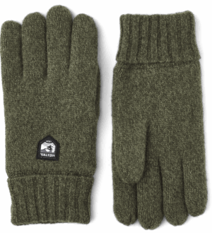Hestra Basic Wool Handsker Olive Str 7