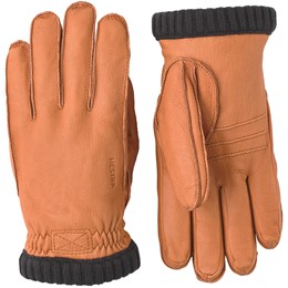 Hestra Deerskin PrimaLoft Ribbed 10 Brun Handsker & luffer