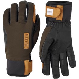 Hestra Ergo Grip Active Wool Terry 5-Finger Unisex 8 Brun/Sort Handsker & luffer